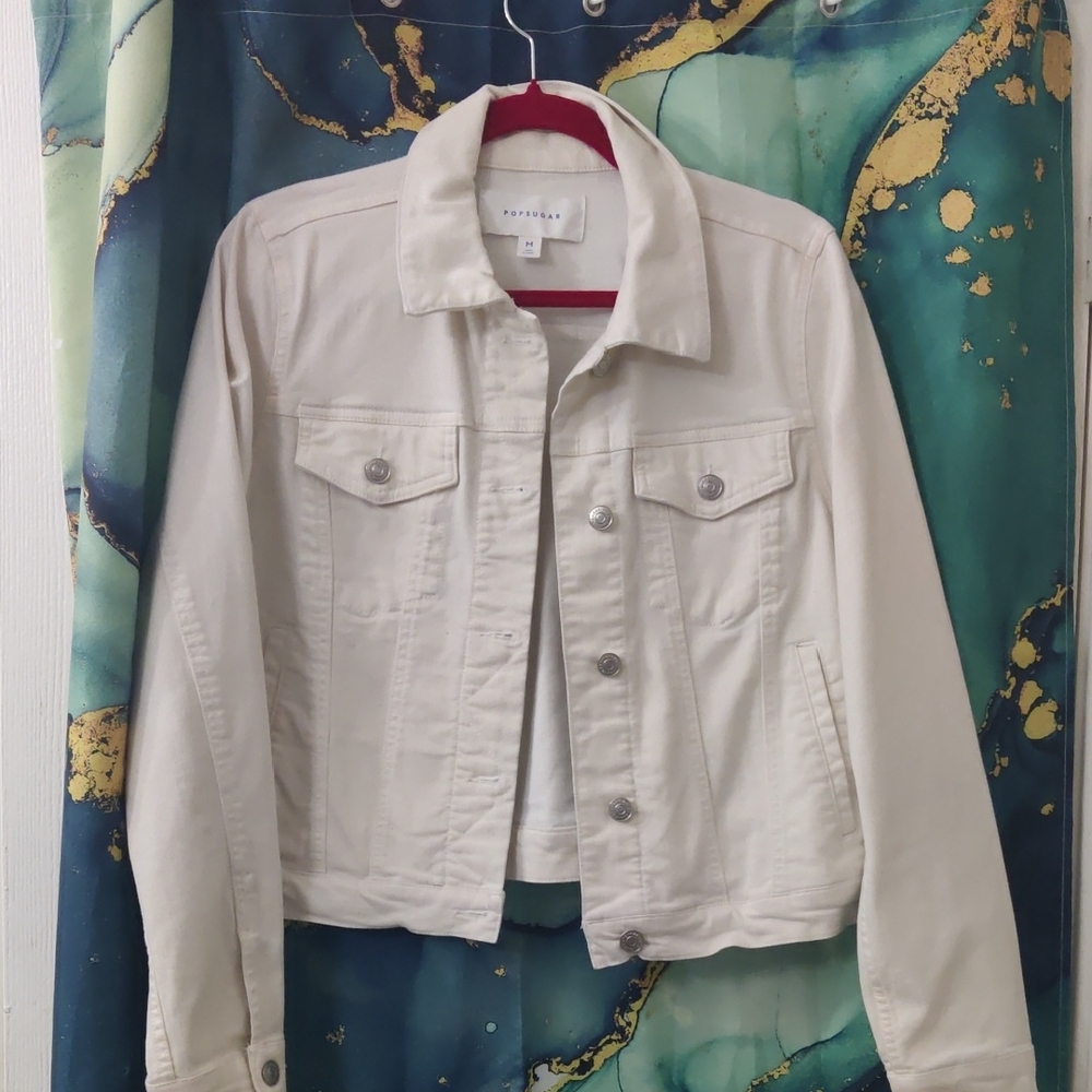 🐇 Universal Thread Cream Jean Jacket
